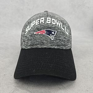 New England Patriots New Era Hat Tom Brady Super Bowl Ll Grey Black One Size Cap